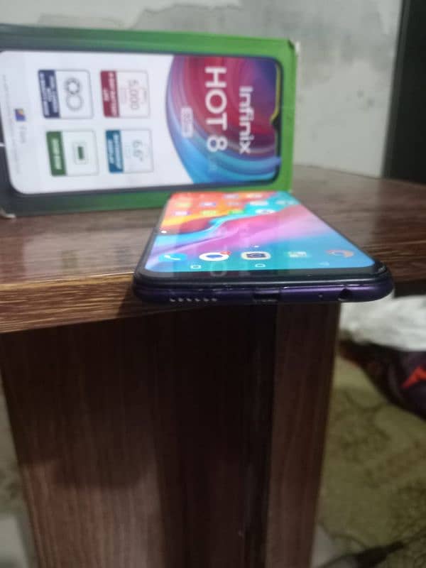 Infinix hote 8 lite with box PTA approved dual sim 2