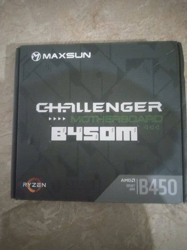 MAXSUN challenger B450M motherboard 1