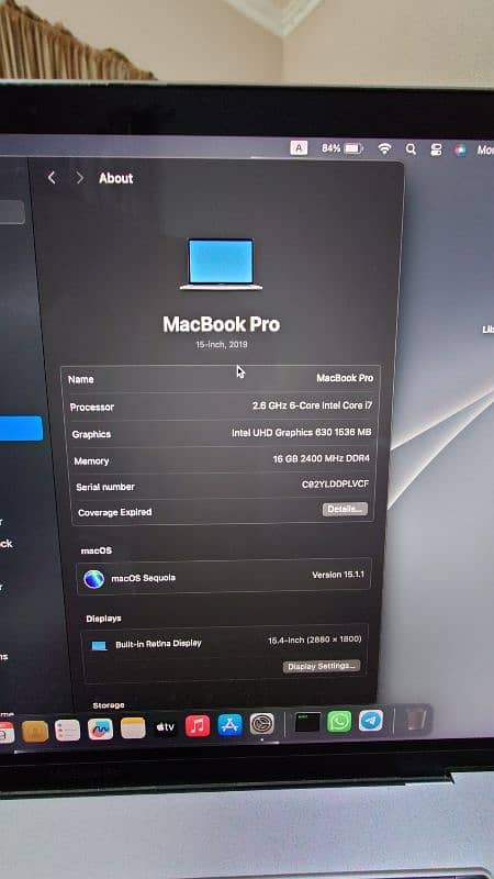 apple MacBook pro 15 2019 4