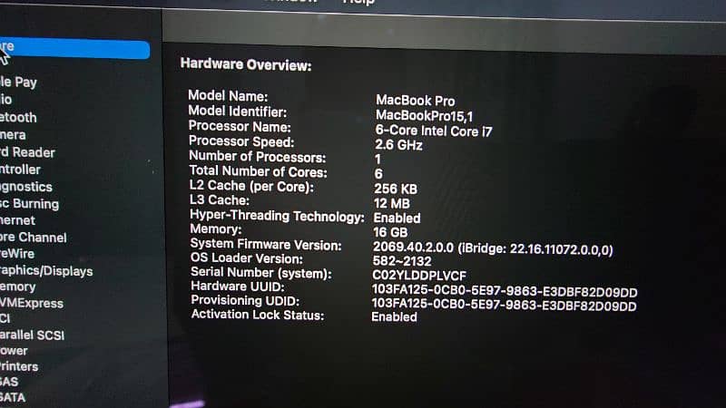 apple MacBook pro 15 2019 6