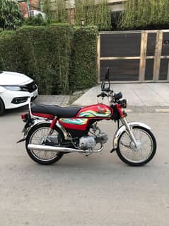 HONDA CD 70 Red 2023 Mint Condition Contact: 0300/4423/707