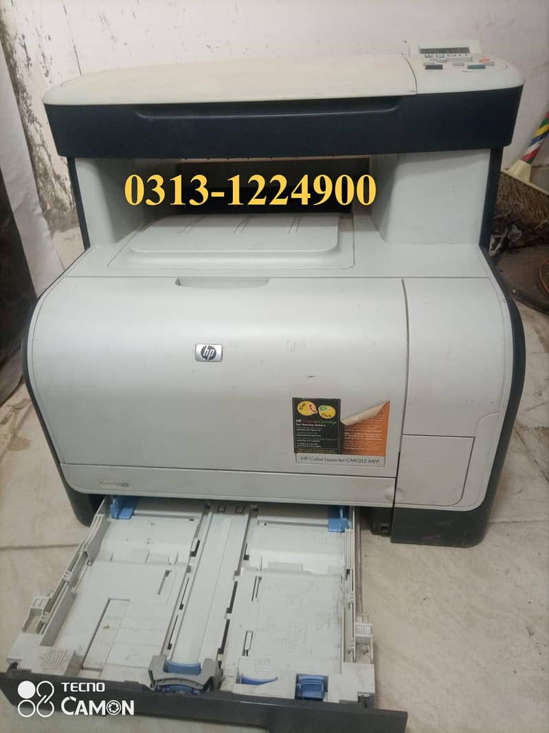 HP LASERJET COLOR PRINTER CM1312 MFP 4