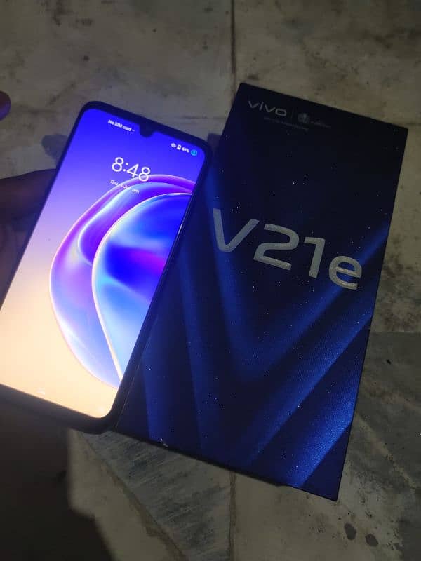 vivo v21e original mobile box 0