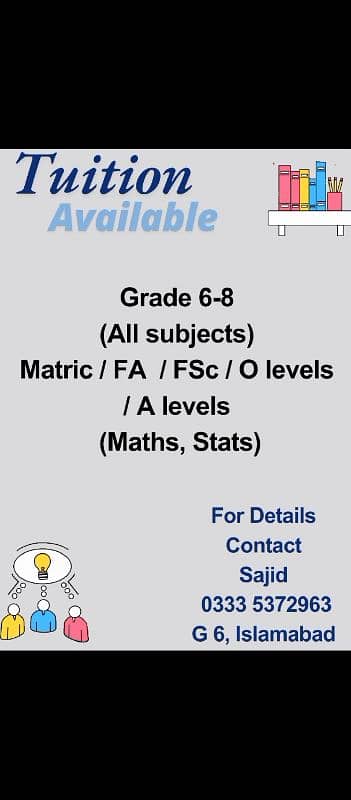 O/A Levels, Matric, and FA/FSc 0