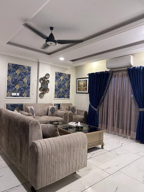 Bahria active furnished 2 bedroom apartment for rent in Height 1 block c Bahria Town rawalpindi 1