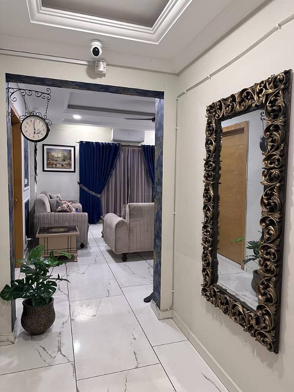 Bahria active furnished 2 bedroom apartment for rent in Height 1 block c Bahria Town rawalpindi 7