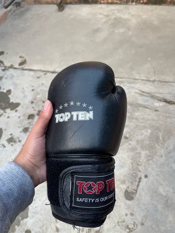 Boxing bag with gloves and Boxing mitts 3