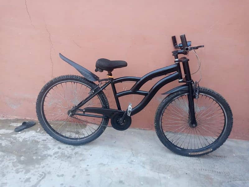 Used black color bicycle for sale 1