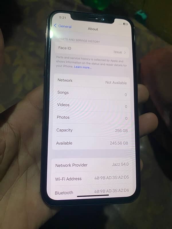 IPHONE X 256 gb pta 4