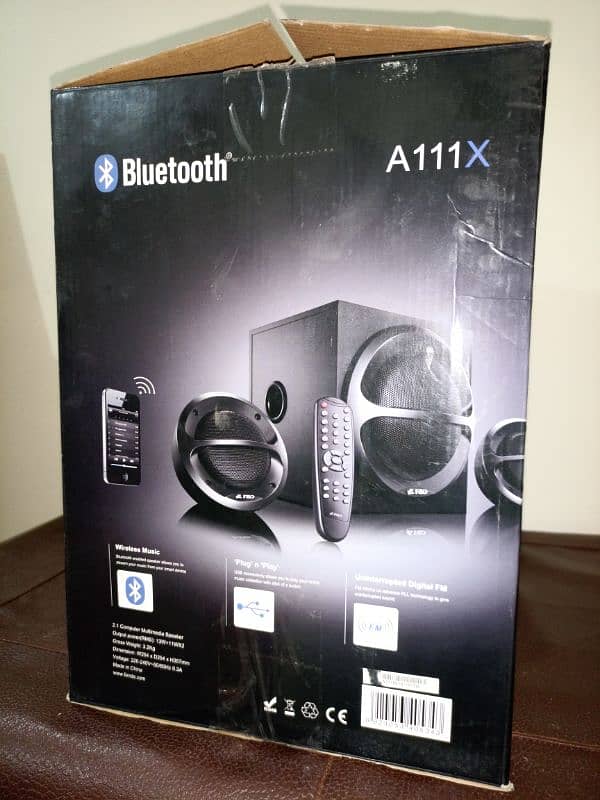 F & D Multimedia Bluetooth Speaker A111X in Excellent condition 2