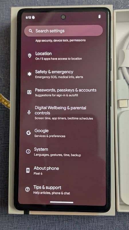 Pixel 6 Complet box 7