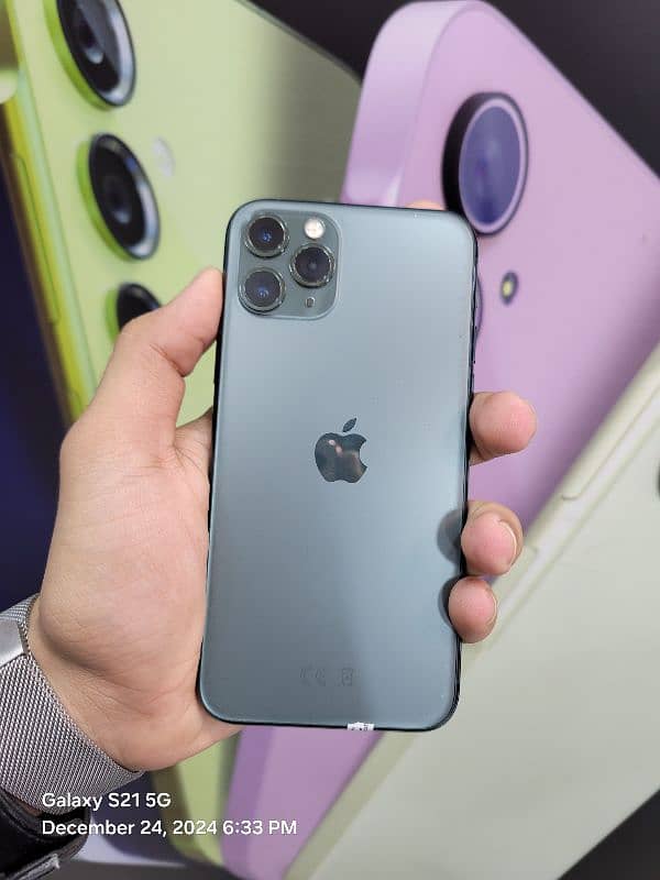 iPhone 11 pro 256gb PTA Approved only  03163299810 WhatsApp number 0