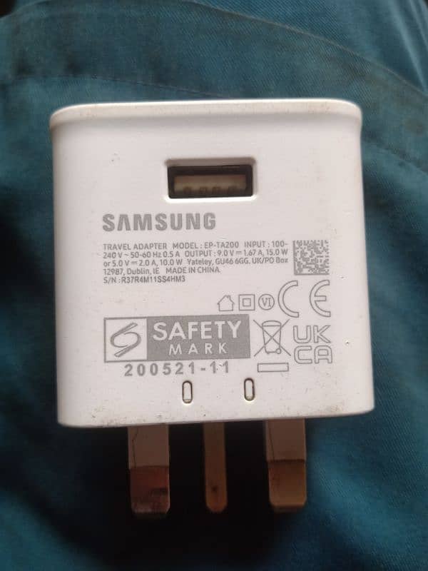 Samsung A72 a71 a52 a51 a32 100% original  box wala super fast charger 13