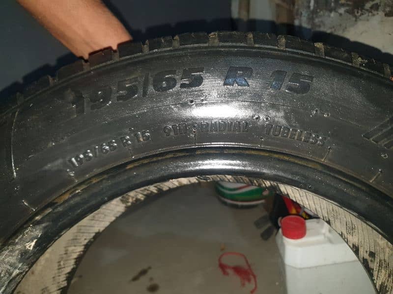 4 tires 195/65 used tire 1