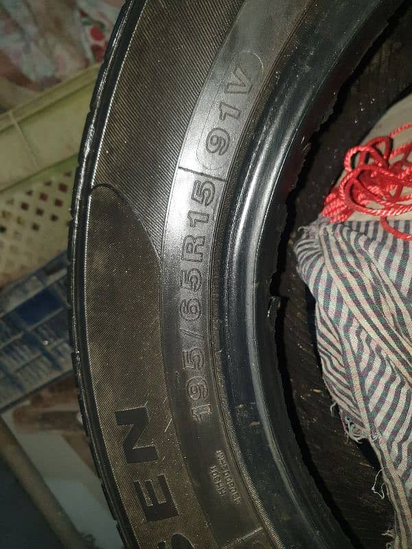 4 tires 195/65 used tire 3