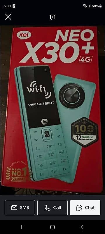 Itel neox30plus . WiFi and hospot 03002769121 0