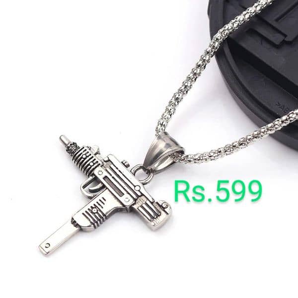 Men's Long Army Style Neck Chain 0