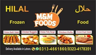 Frozen Food Seekh kabab , Chapli Kabab , Nuggets, Kofta , Patty Burger