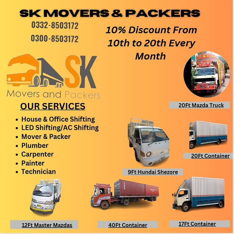 Packers & Movers/House Shifting/Loading / unloading /Offcie Shifting 0