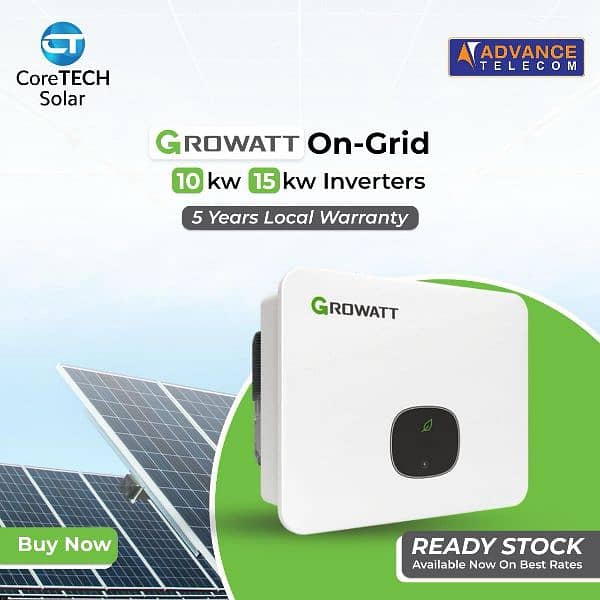 Growatt inverter 10kw and 15 kw available in whole sale price 1