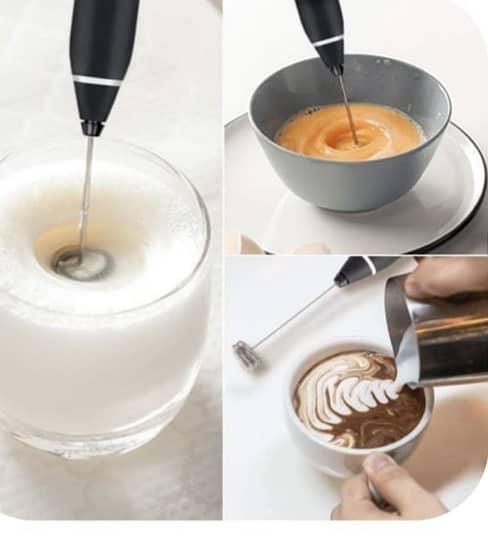 2 in 1 Electric Coffee Mixer Rechargeable 1