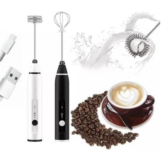 2 in 1 Electric Coffee Mixer Rechargeable 4