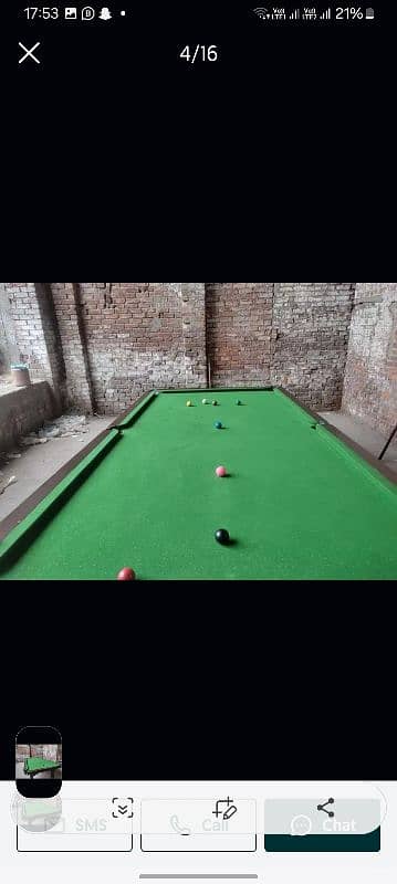 1 snooker 5/10 or 1 foos ball 1