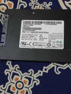 Samsung 256 GB branded SSD