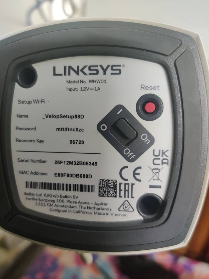 Linksys Router 1