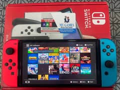 NINTENDO SWITCH OLED +256GB+GAMES AT MY GAMES