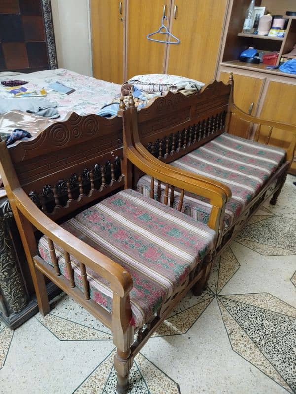 wooden sofa set for sale 0