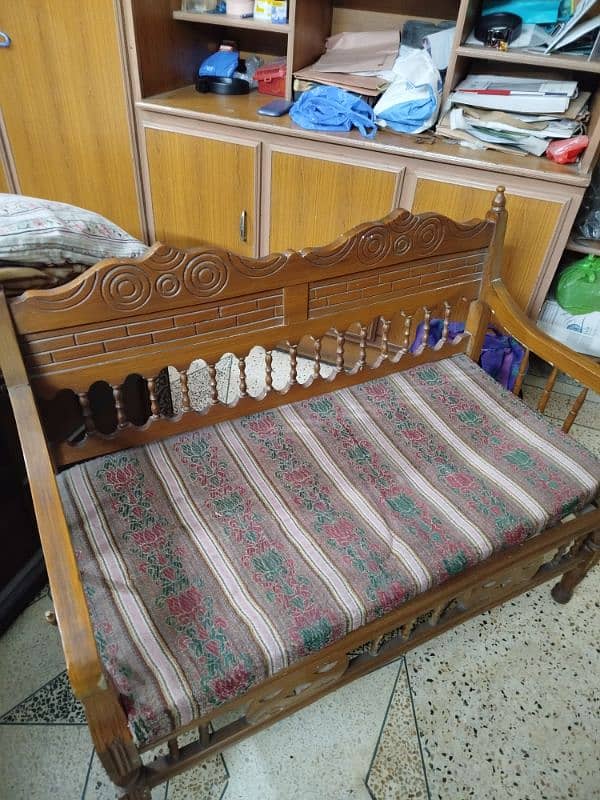 wooden sofa set for sale 1