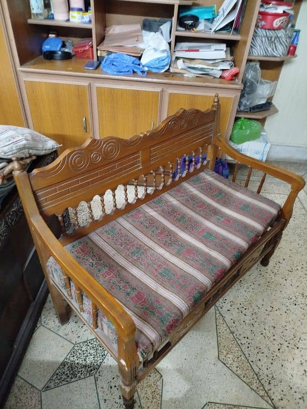 wooden sofa set for sale 2