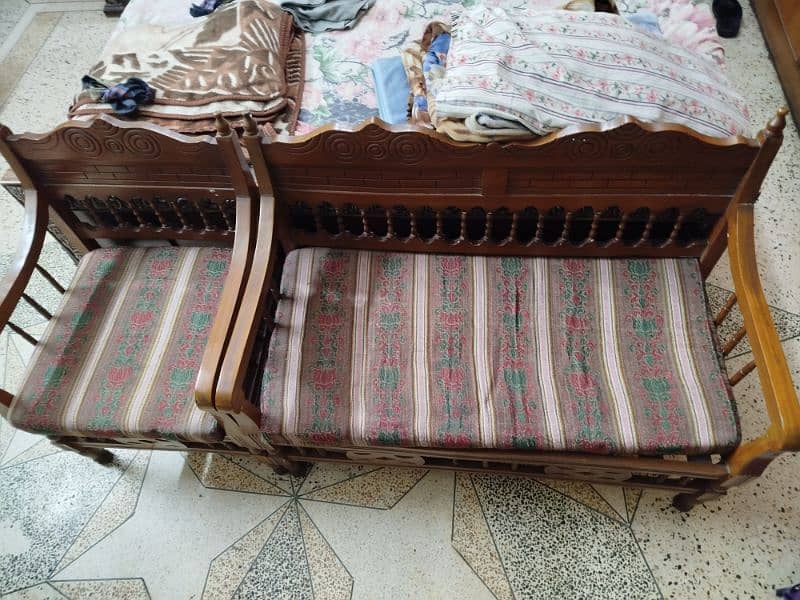 wooden sofa set for sale 4