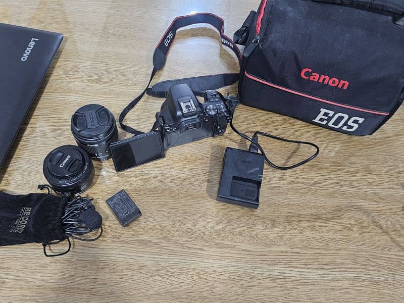 Canon 250D with 50 mm+18/55 lense rarely used 3