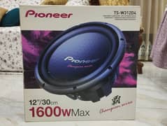 BrandNew Pioneer Champion series Subwoofer TSW312D4 Car woofer