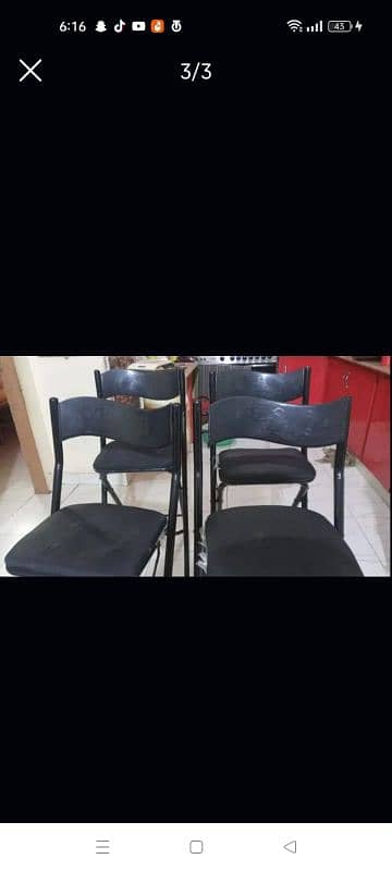 Foldable Counter chairs 1