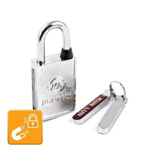 Kunlun Magnetic padlock High Quality  (With 2 magnetic keys) 3