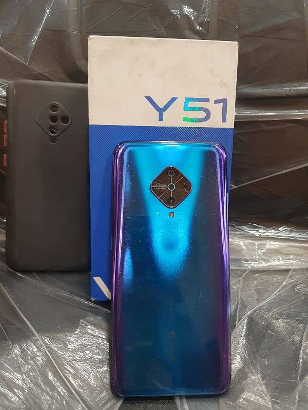 vivo y51 4,128 AMOLED display, display finger not open full box sell 5