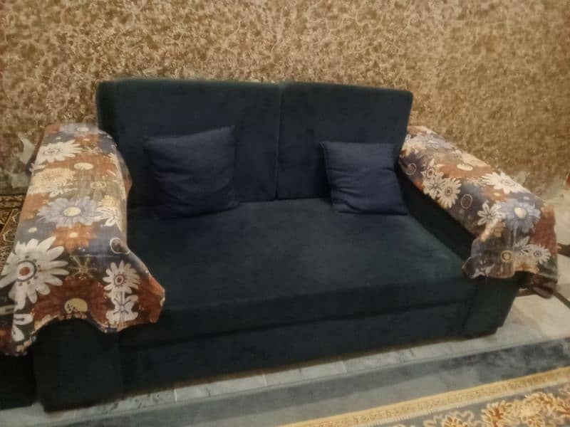 2 seater sofa with center table 3