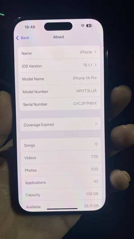 IPHONE 14 pro Non Pta Jv 128gb 0