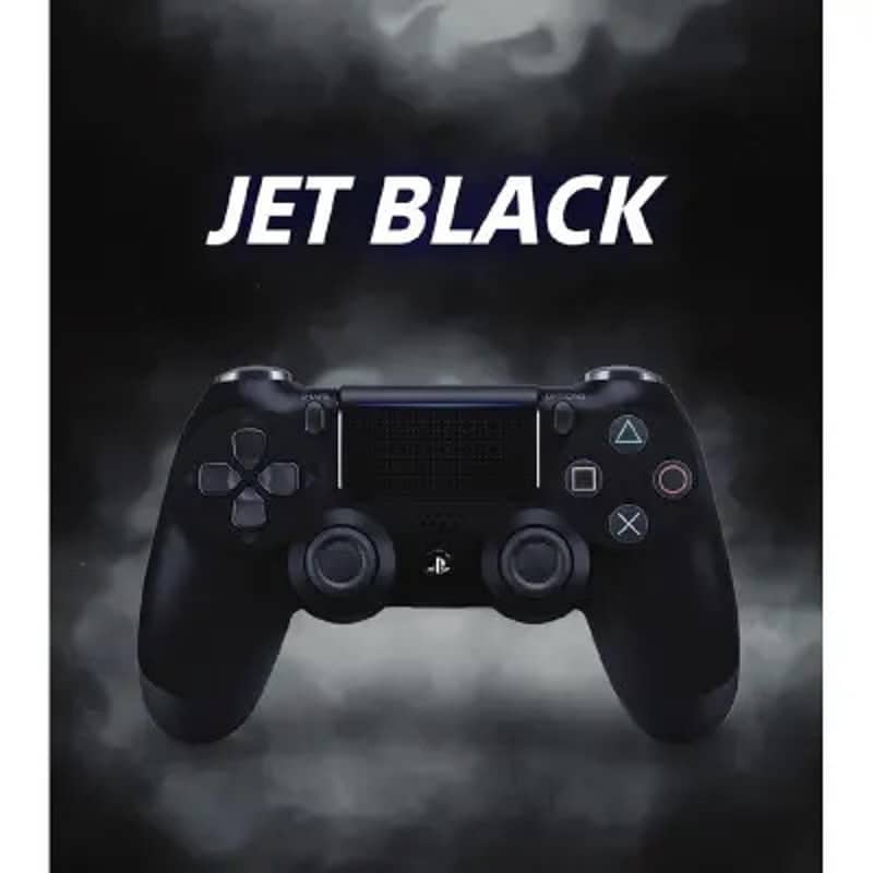 PS4 JET BLACK DualShock 4 Wireless Game Controller 4