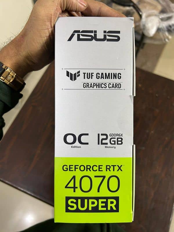 Brand New GeForce RTX 4070 Super Asus TUF Gaming Graphics Card OC 3