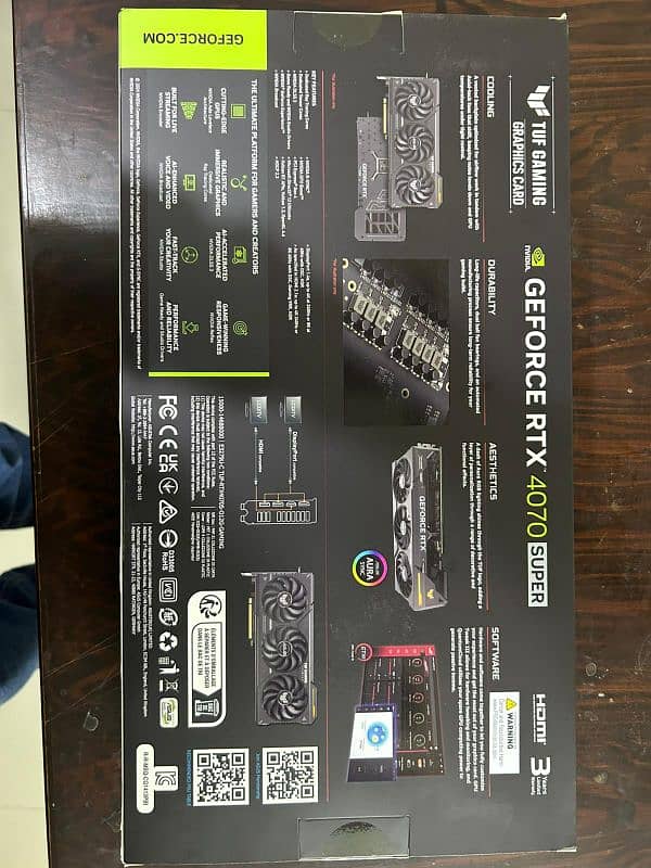 Brand New GeForce RTX 4070 Super Asus TUF Gaming Graphics Card OC 4