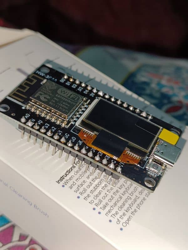 nodemcu Esp8266 with display built-in type c 2