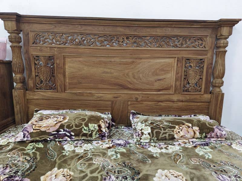 Sheesham wood (Taali) Solid Bed Set 0