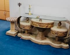 A chinoti style console with seat