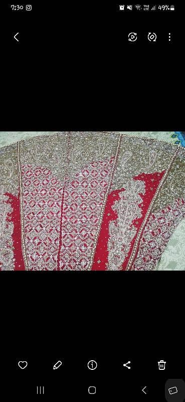 heavy bridal lehnga. 8