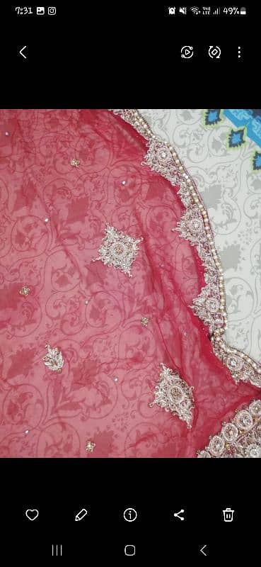 heavy bridal lehnga. 13