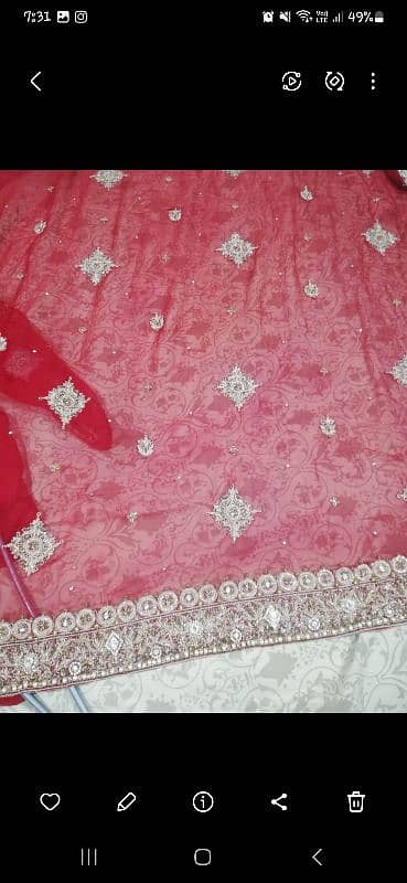 heavy bridal lehnga. 14